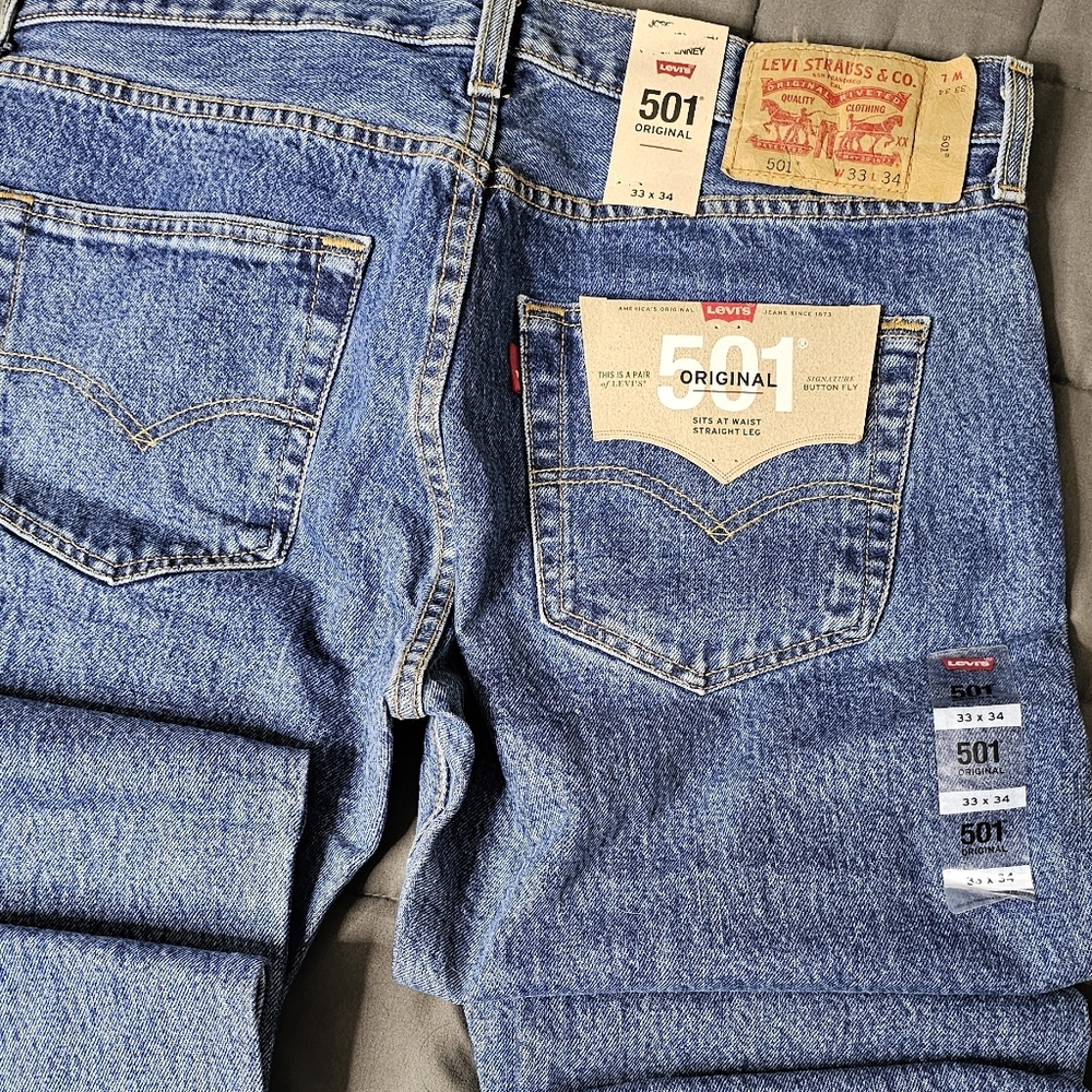 Levi's 501 button fly